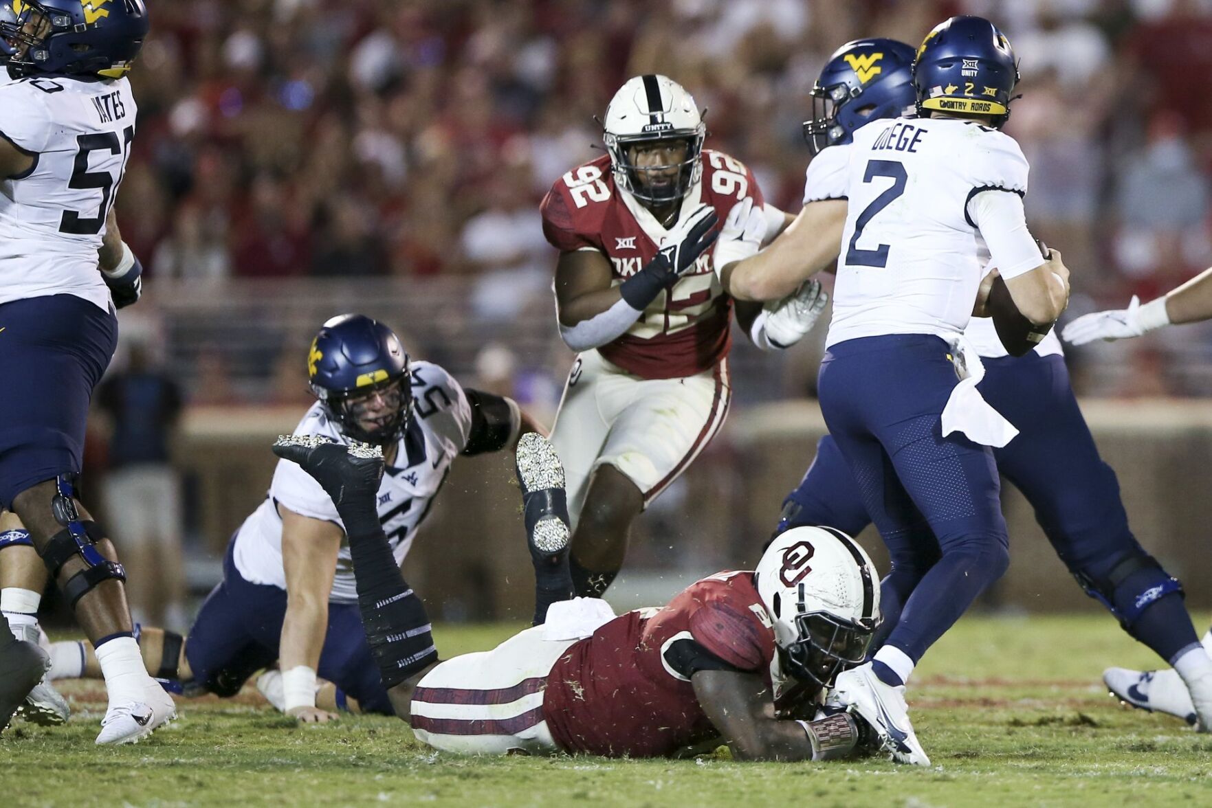 Oklahoma vs West Virginia